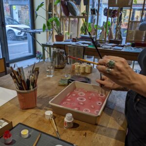 Atelier marbling (Ebru)