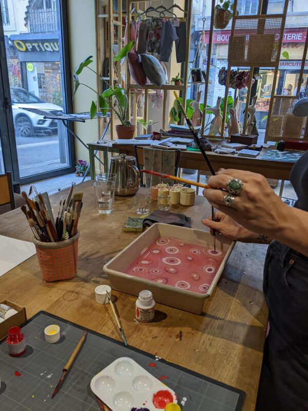 Atelier marbling (Ebru)