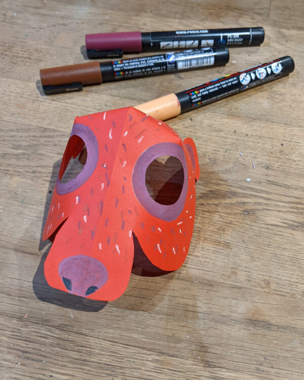 Stage enfant Création de masque